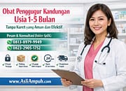Obat Penggugur Kandungan Usia 1-5 Bulan Tanpa Kuret yang Aman dan Efektif