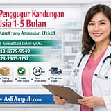 Obat Penggugur Kandungan Usia 1-5 Bulan Tanpa Kuret yang Aman dan Efektif